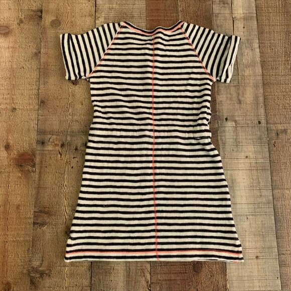 Crewcuts girls size 5 black and white striped with neon accents - Picture 5 of 6
